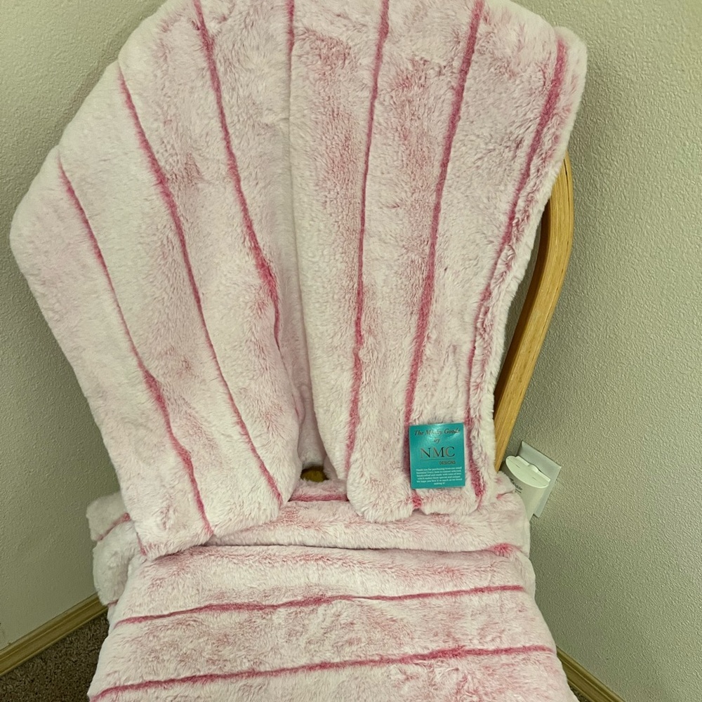 Pink Sorbet Minky standard pillowcases NWT